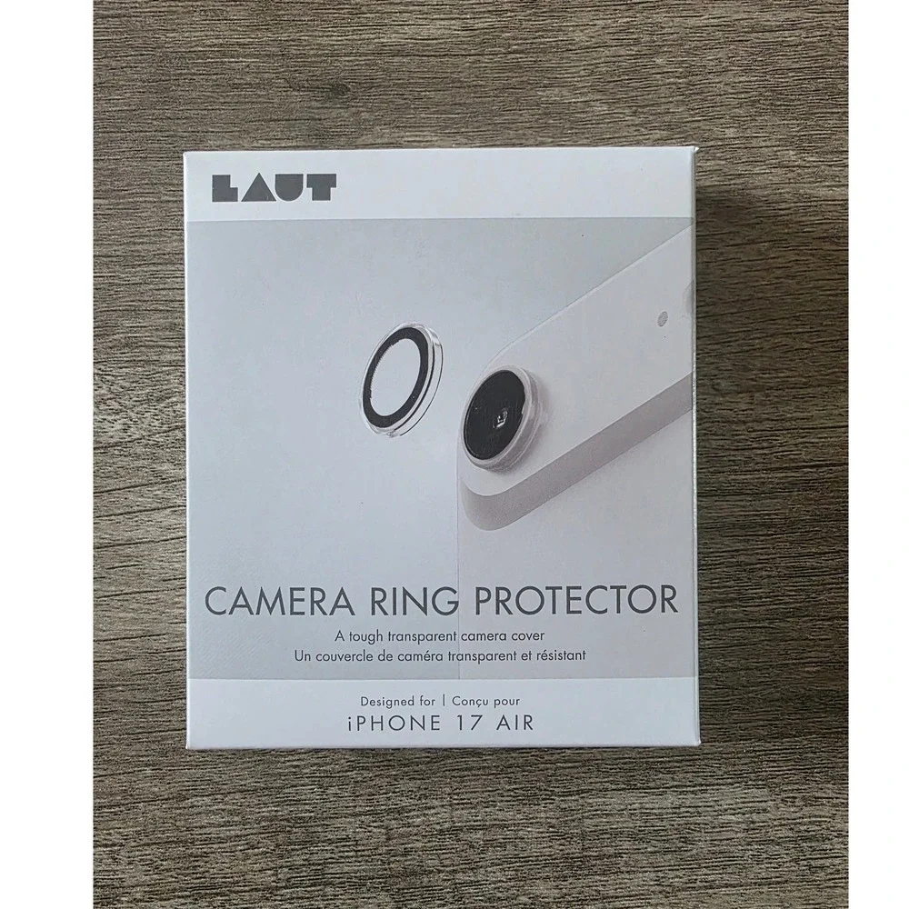 LAUT Prime Glass Edge Screen Protector & Camera Ring for iPhone 17 Air Bundle